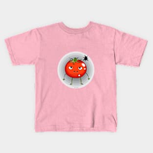 funny angry tomato Kids T-Shirt